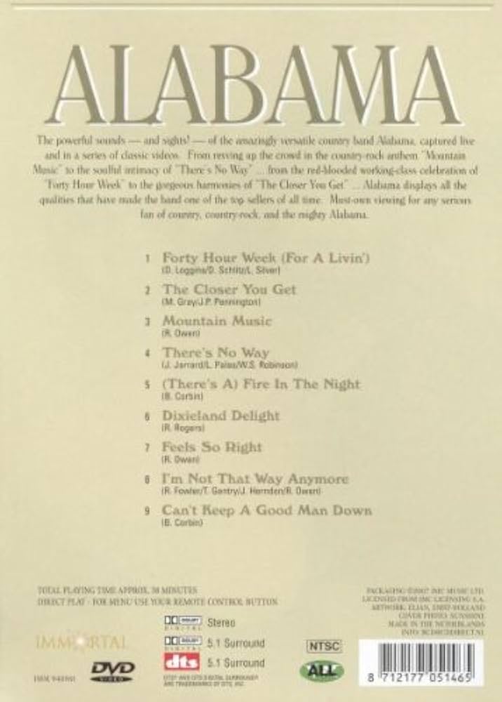 その他 Greatest Hits (Alabama DVD) [Import] bme6fzu Alabama - Alabama - Greatest Hits - Amazon.com Music